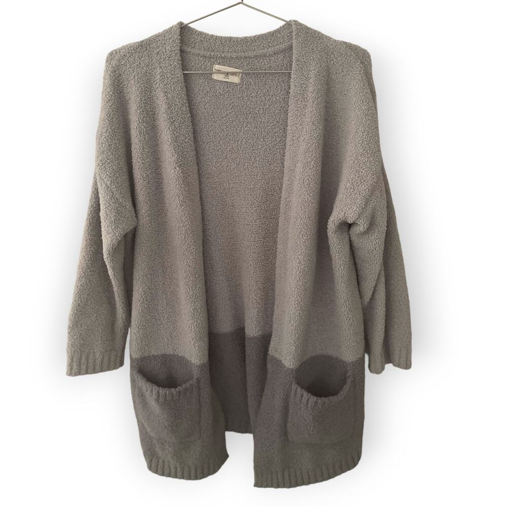 Thread & Supply Fleece shacket One Size Fits Most EUC